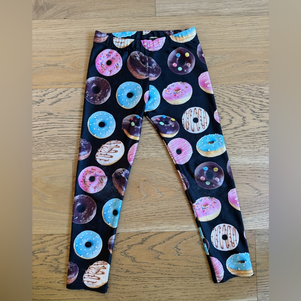 Terez Hi Shine Donut Print Leggings GUC